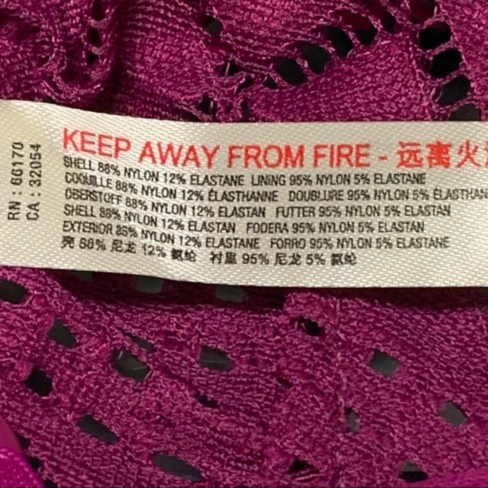 NWT $68 Free People XS M or L Thank You Never Bodysuit Top Shirt Magenta - Picture 14 of 16
